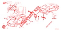 EMBLEMS/CAUTION LABELS  for Honda CR-Z 1.5 GT 3 Doors 6 speed manual 2013