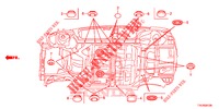 GROMMET (INFERIEUR) for Honda HR-V 1.5 ELEGANCE 5 Doors 6 speed manual 2017
