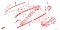 MOLDING/ROOF RAIL  for Honda HR-V 1.5 ELEGANCE 5 Doors 6 speed manual 2017