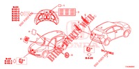 EMBLEMS/CAUTION LABELS  for Honda HR-V 1.5 ELEGANCE 5 Doors 6 speed manual 2016