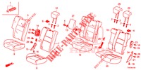 REAR SEAT/SEATBELT (2D)  for Honda HR-V DIESEL 1.6 EXECUTIVE 5 Doors 6 speed manual 2016