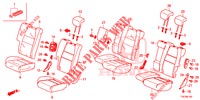 REAR SEAT/SEATBELT (2D)  for Honda HR-V 1.5 EXCLUSIVE 5 Doors 6 speed manual 2017