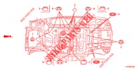GROMMET (INFERIEUR) for Honda HR-V 1.5 EXECUTIVE 5 Doors 6 speed manual 2017