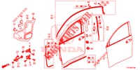 FRONT DOOR PANELS (2D)  for Honda HR-V DIESEL 1.6 COMFORT 5 Doors 6 speed manual 2017