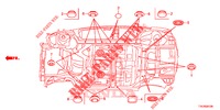 GROMMET (INFERIEUR) for Honda HR-V DIESEL 1.6 COMFORT 5 Doors 6 speed manual 2017
