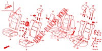 REAR SEAT/SEATBELT (2D)  for Honda HR-V DIESEL 1.6 COMFORT 5 Doors 6 speed manual 2017
