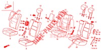 REAR SEAT/SEATBELT (2D)  for Honda HR-V 1.5 EXECUTIVE 5 Doors 6 speed manual 2018