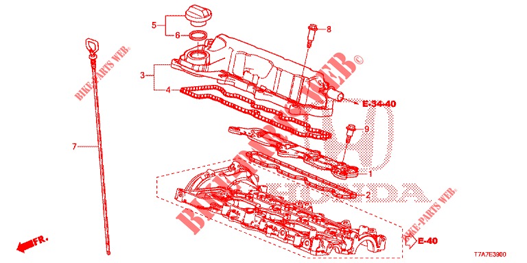 BREATHER CHAMBER (DIESEL) for Honda HR-V DIESEL 1.6 EXECUTIVE 5 Doors 6 speed manual 2018