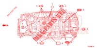 GROMMET (INFERIEUR) for Honda HR-V 1.5 COMFORT 5 Doors 6 speed manual 2019