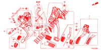 PEDAL (LH) for Honda HR-V 1.5 COMFORT 5 Doors 6 speed manual 2019