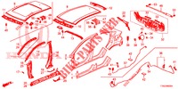 OUTER PANELS/REAR PANEL  for Honda HR-V 1.5 ELEGANCE 5 Doors 6 speed manual 2019