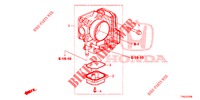 THROTTLE BODY (1.5L) (DOHC) for Honda HR-V 1.5 ELEGANCE 5 Doors 6 speed manual 2019