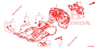 FLOOR MAT/INSULATOR (LH) for Honda HR-V 1.5 EXCLUSIVE NAVI 5 Doors 6 speed manual 2019