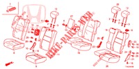 REAR SEAT/SEATBELT (2D)  for Honda HR-V 1.5 SPORT 5 Doors 6 speed manual 2019