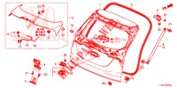 TAILGATE PANEL (2D)  for Honda HR-V 1.5 SPORT 5 Doors 6 speed manual 2019