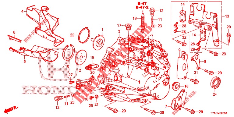 P.S. GEAR BOX  for Honda HR-V 1.5 SPORT 5 Doors 6 speed manual 2019