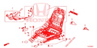 FRONT SEAT COMPONENTS (COTE DE PASSAGER) (LH) (PUISSANCE) for Honda HR-V DIESEL 1.6 EXECUTIVE 5 Doors 6 speed manual 2019
