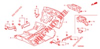FLOOR MAT/INSULATOR  for Honda INSIGHT 1.3 IMA COMFORT 5 Doors full automatic 2010