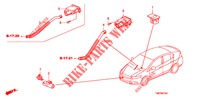 AIR CONDITIONER (CAPTEUR) for Honda INSIGHT 1.3 IMA S 5 Doors full automatic 2010