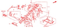 INSTRUMENT GARNISH (COTE DE CONDUCTEUR) (LH) for Honda INSIGHT 1.3 IMA S 5 Doors full automatic 2011