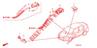 AIR CONDITIONER (CAPTEUR) for Honda INSIGHT 1.3 IMA COMFORT 5 Doors full automatic 2012