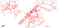 REAR SIDE LINING (2D)  for Honda INSIGHT 1.3 IMA COMFORT 5 Doors full automatic 2012