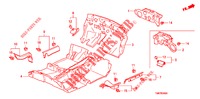 FLOOR MAT/INSULATOR  for Honda INSIGHT 1.3 IMA COMFORT 5 Doors full automatic 2013