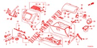 INSTRUMENT GARNISH (COTE DE PASSAGER) (LH) for Honda JAZZ 1.4 LUXURY 5 Doors 5 speed manual 2012