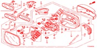 MIRROR/SUNVISOR (VIRAGE AUTOMATIQUE) for Honda JAZZ 1.4 LUXURY 5 Doors 5 speed manual 2012