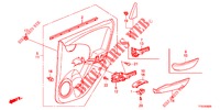 REAR DOOR LINING (4D)  for Honda JAZZ 1.4 LUXURY 5 Doors 5 speed manual 2012