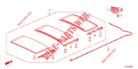 SUN SHADE COMPONENTS  for Honda JAZZ 1.4 LUXURY 5 Doors 5 speed manual 2012