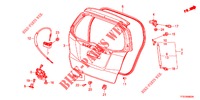 TAILGATE PANEL (2D)  for Honda JAZZ 1.4 LUXURY 5 Doors 5 speed manual 2012