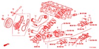 WATER PUMP/THERMOSTAT  for Honda JAZZ 1.4 LUXURY 5 Doors 5 speed manual 2012