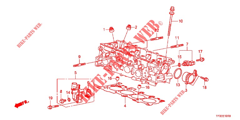 SPOOL VALVE/ OIL PRESSURE SENSOR  for Honda JAZZ 1.4 LUXURY 5 Doors 5 speed manual 2012