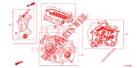 GASKET KIT/ TRANSMISSION ASSY.  for Honda JAZZ 1.4 LUXURY ES 5 Doors full automatic 2012
