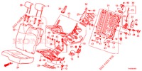REAR SEAT/SEATBELT (G.) (1) for Honda JAZZ 1.4 LUXURY ES 5 Doors full automatic 2012