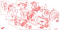 FRONT BRAKE  for Honda JAZZ 1.4 ESH 5 Doors 5 speed manual 2012