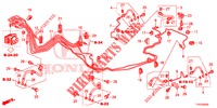 BRAKE PIPE/HOSE (LH) (VSA) for Honda JAZZ 1.4 ESL 5 Doors 5 speed manual 2012