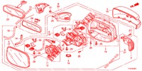 MIRROR/SUNVISOR (VIRAGE AUTOMATIQUE) for Honda JAZZ 1.4 ESL 5 Doors 5 speed manual 2012