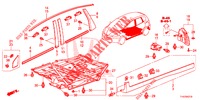MOLDING/PROTECTOR  for Honda JAZZ 1.4 ESL 5 Doors 5 speed manual 2012