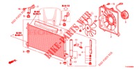 AIR CONDITIONER (CONDENSATEUR) for Honda JAZZ 1.4 ESL 5 Doors full automatic 2012