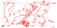 AIR CONDITIONER (FLEXIBLES/TUYAUX) (LH) for Honda JAZZ 1.4 ESL 5 Doors full automatic 2012