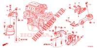 ENGINE MOUNT (CVT) for Honda JAZZ 1.4 ESL 5 Doors full automatic 2012