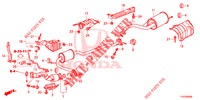 EXHAUST PIPE/SILENCER (PGM FI)  for Honda JAZZ 1.4 ESL 5 Doors full automatic 2012
