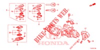 KEY CYLINDER COMPONENTS  for Honda JAZZ 1.4 ESL 5 Doors full automatic 2012