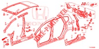 OUTER PANELS/REAR PANEL  for Honda JAZZ 1.4 ESL 5 Doors full automatic 2012