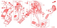PEDAL (LH) for Honda JAZZ 1.4 ESL 5 Doors full automatic 2012