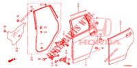 REAR DOOR PANEL (4D)  for Honda JAZZ 1.4 ESL 5 Doors full automatic 2012