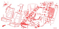 REAR SEAT/SEATBELT (D.) (2) for Honda JAZZ 1.4 ESL 5 Doors full automatic 2012