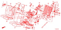 REAR SEAT/SEATBELT (G.) (2) for Honda JAZZ 1.4 ESL 5 Doors full automatic 2012
